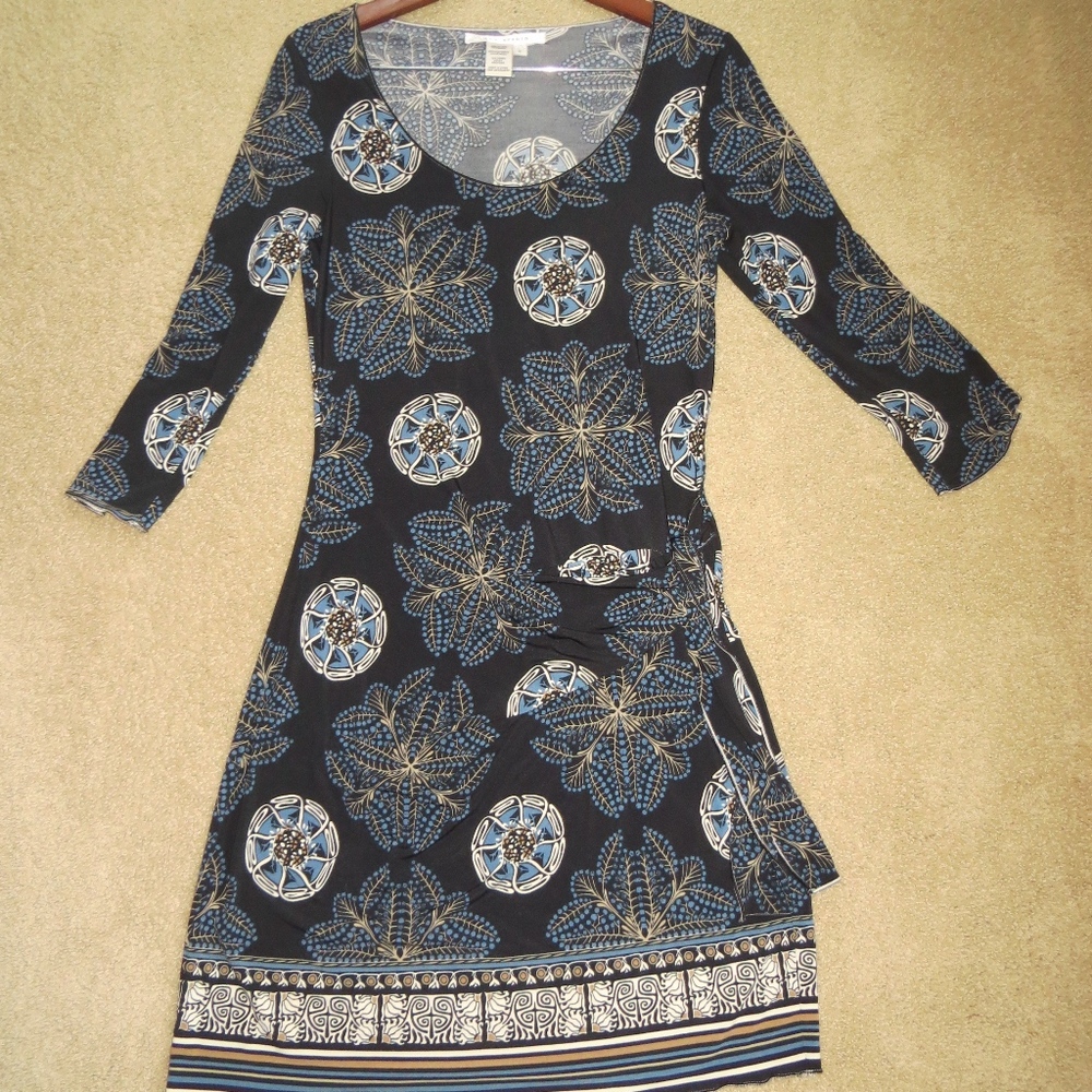 Max Studio Stretch Dress long sleeve size L